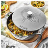 Cast Iron, 3.75 qt, Essential French Oven Rooster Lid, Graphite Grey, small 2
