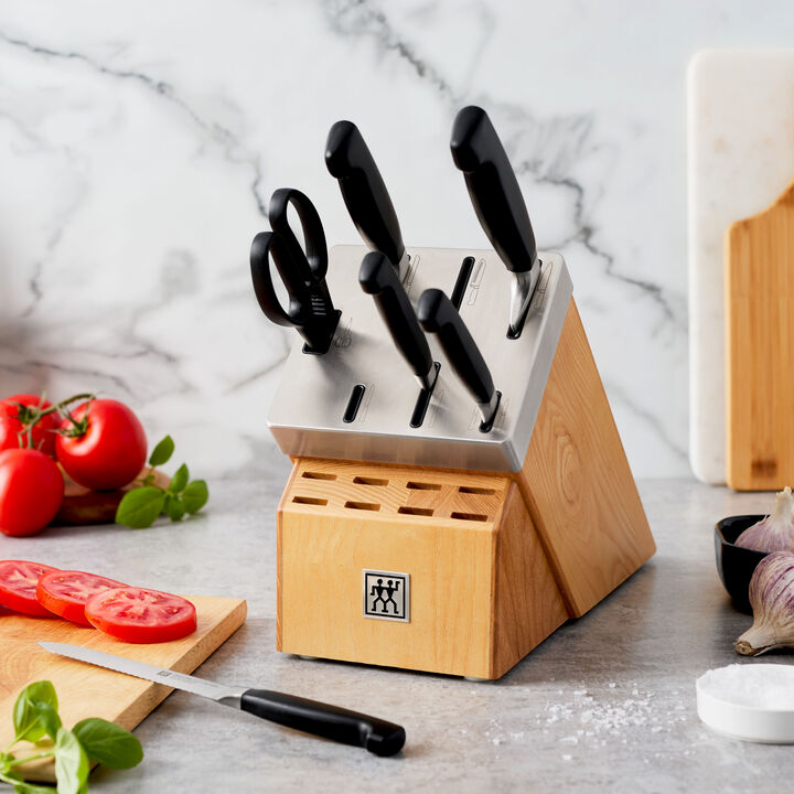 Four Star, 7-pc, Knife block set, Natural, large 2
