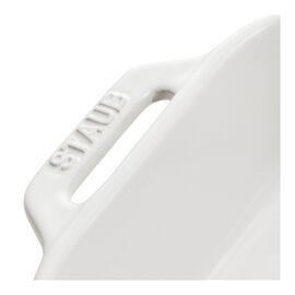 Pirofila rettangolare - 34 x 24 cm, Colore bianco puro
