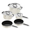 Pure, 8-pc Stainless Steel Cookware Set, Ivory, small 1