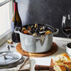 La Cocotte, Gryta Djup 24 cm / 4,75 l, Rund, Grafitgr&aring;, Gjutj&auml;rn, small 2