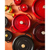 Cast Iron, 5.5 qt, Round, Dutch Oven, Cherry, small 12