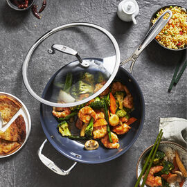 10-inch, Non-stick, Stainless Steel Ceramic Perfect Pan 