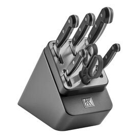 7-tlg, Selbstschärfender Messerblock, Anthrazit