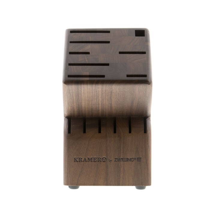 14, Knife block empty, Walnut, large 2