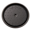 Cast Iron, 6 qt, Pig, Cochon Shallow Wide Round Dutch Oven, Grenadine, small 2