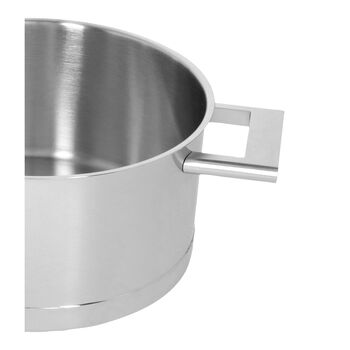 Sığ Tencere &ccedil;ift &ccedil;ıdarlı kapak | 18/10 Paslanmaz &Ccedil;elik | 20 cm | Metalik Gri,,large 6