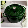 La Cocotte, Cocotte 26 cm / 5,25 l, Rund, Basilikum-Gr&oslash;n, St&oslash;bejern, small 3