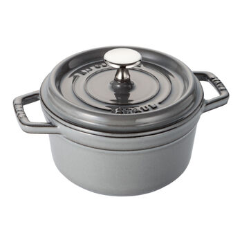 D&ouml;k&uuml;m Tencere | Grafit Gri | 16 cm | 1,25 l | yuvarlak,,large 1