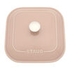 Stoneware, 4-pc, Macaron Mixed Baking Dish Set, Light Pink, small 6