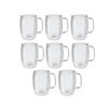 Sorrento Plus, 8 Piece, Latte Mug Set - Value Pack, transparent, small 2