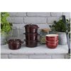 Cast Iron - Minis, 0.25 qt, Mini Round Cocotte, Grenadine - Visual Imperfections, small 7