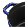 Cast Iron, 5 qt, Round, Tall Dutch Oven, Blueberry, small 5