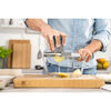 FRESH & SAVE, Vakuum Starterset mit Multi-Reibe, 7-tlg. / M/L, Grau/Transparent, Glas, small 2