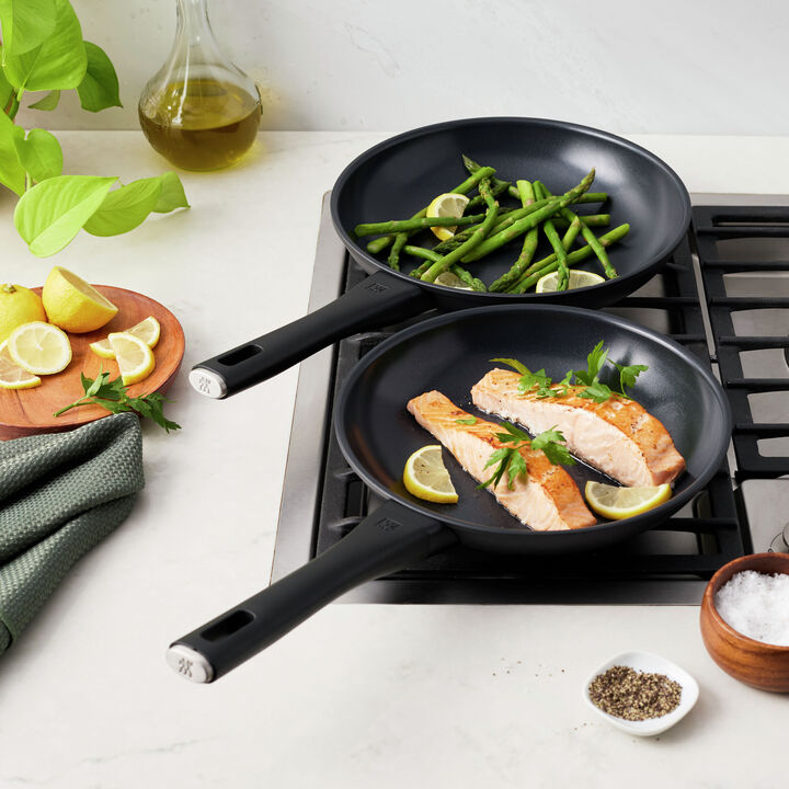 Madura Plus, 2-pc, Non-stick, Frying Pan Set Titanium-reinforced Ceramic Non-stick Coating, large 2