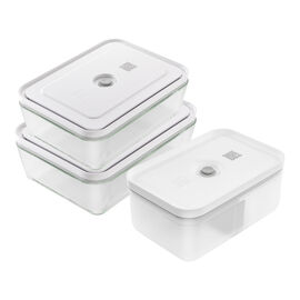 Vakuum Zubehör-Set, 3-tlg., Grau, Kunstoff/Glas