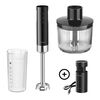 XTEND, Kabelloser Stabmixer Starter Set mit Ladestation und Zerkleinerer, 5-tlg., Schwarz, small 1