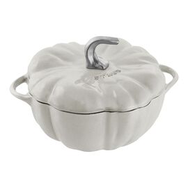 3.5 qt, Pumpkin, Dutch Oven With Stainless Steel Knob, White Truffle