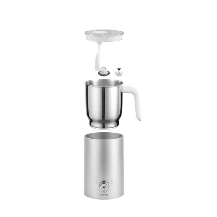 Enfinigy, Mousseur à lait, 400 ml, Argent, large 3