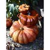 Cast Iron, 3.5 qt, Pumpkin, Dutch Oven With Brass Knob, Burnt Orange, small 8