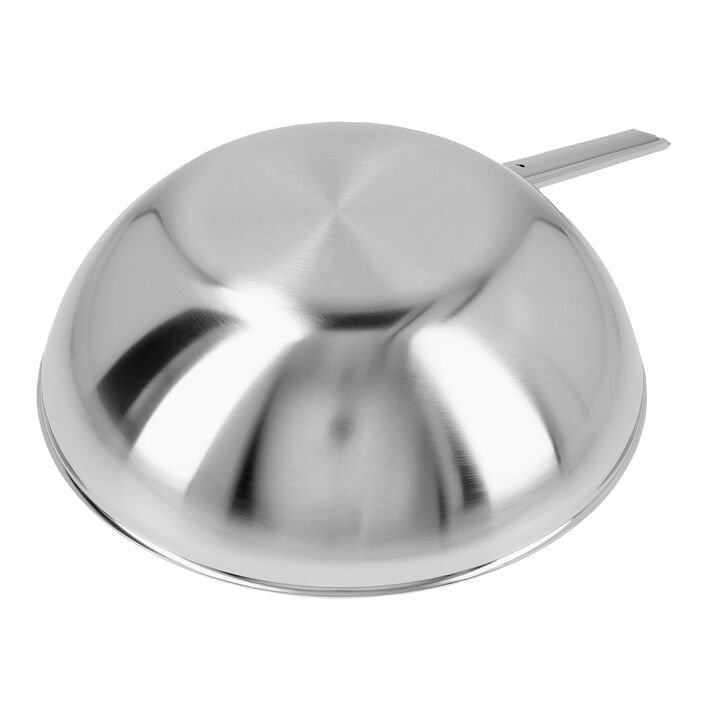 Apollo 7, Wok flacher Boden 30 cm, 18/10 Edelstahl, large 4