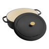 Bellamonte, Cocotte 33 cm, oval, Schwarz, Gusseisen, small 3