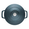 La Cocotte, 4 l cast iron round Cocotte twister, la-mer, small 4