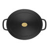 Bellamonte, Cocotte 33 cm, oval, Schwarz, Gusseisen, small 6