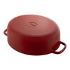 Bellamonte, Cocotte 29 cm, oval, Rot, Gusseisen, small 9
