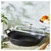 Cast Iron, 3.5 qt, Braiser With Glass Lid, Matte Black, small 5