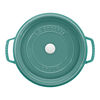 Cast Iron, 7 qt, Round, Dutch Oven, Turquoise, small 6