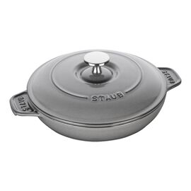 20 cm, Assiette chaude , Gris graphite
