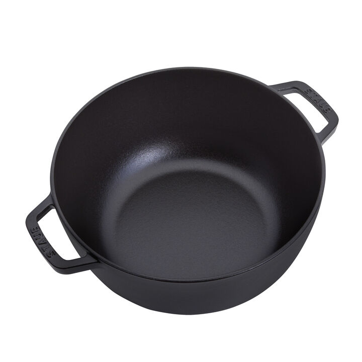 Cast Iron, 5 qt, Essential French Oven, Matte Black, large 4