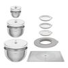 Fresh and Save, 6PC Stainless Steel Bowls with 5PC Grating Attachment set, small 1