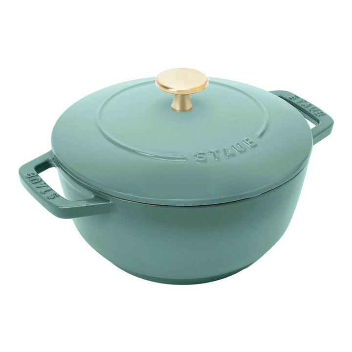 鋳物ホーロー鍋, Wa-NABE・フレンチオーブン 18 cm, 鋳鉄, large 1