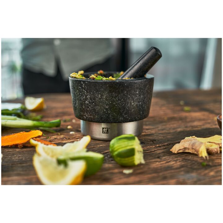 Spices, 15 cm Granite Mortar and pestle, large 4