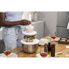 Fresh & Save BOWLS, Starterset sottovuoto, acciaio inox / M/L, 9-pz., bianco-acciaio, small 14