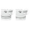 Fresh & Save BOWLS, Set di ciotole sottovuoto S/M/L / 6-pz., acciaio inox, bianco-acciaio, small 17