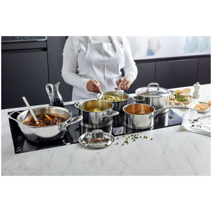 Atlantis 7, 8.4 l 18/10 Stainless Steel Stew pot with lid - Visual Imperfections, large 2