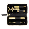PREMIUM, Zip fastener case, 5 Piece, calf leather, small 1