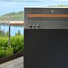 Flammkraft Model D, Propane gas grill, Deep Umbra, small 9