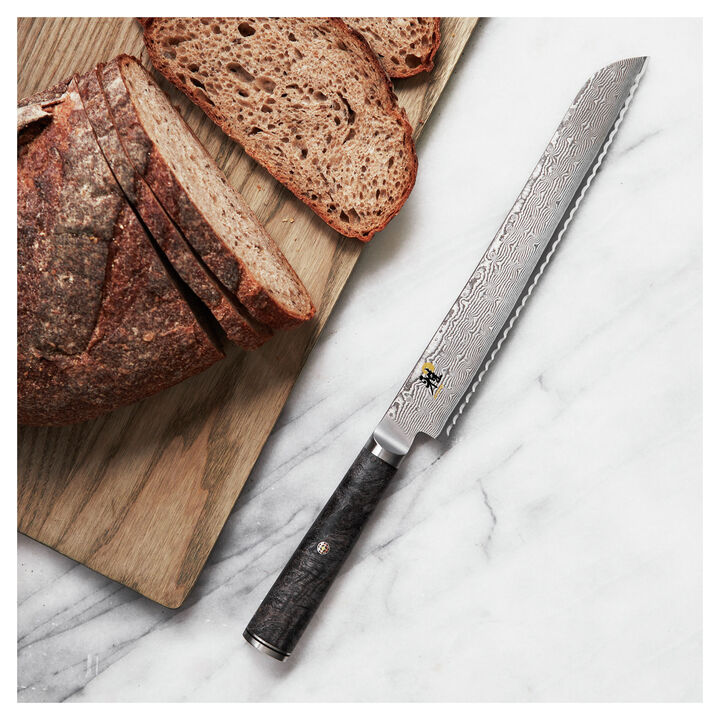 BLACK 5000MCD67, 9.5-inch, Bread knife, brown, large 2