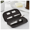 TWINOX, Zip fastener case, 3 Piece, calf leather, small 2