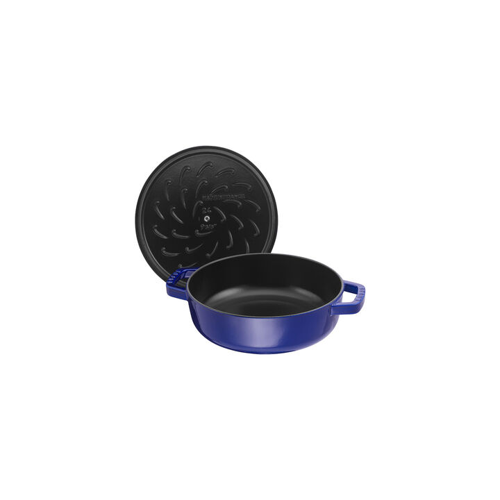 Braisers, Caçarola baixa para saltear Chistera 24 cm, Ferro fundido, large 2