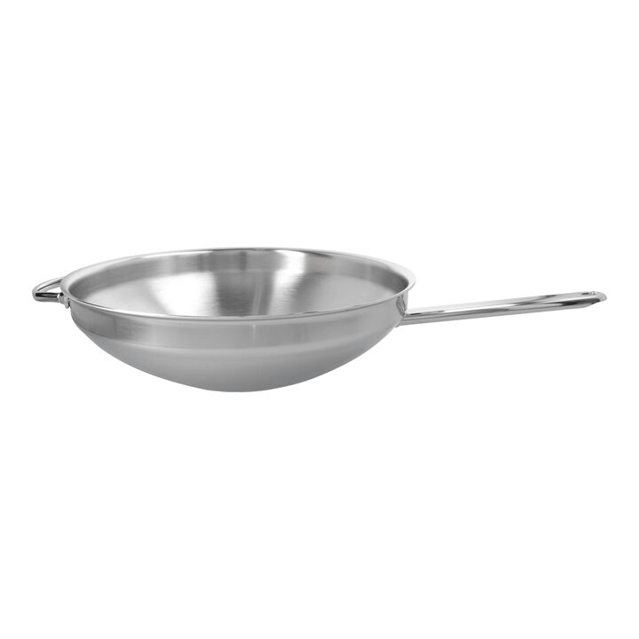 Apollo 7, Wok flacher Boden 32 cm, 18/10 Edelstahl, large 1