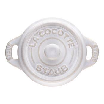 Mini D&ouml;k&uuml;m Tencere | Fildişi | 10 cm | 200 ml | yuvarlak,,large 4