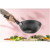 Wok Tava | Al&uuml;minyum | Siyah | 28 cm,,large