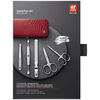 CLASSIC, 5-pc, Red, Leather, Manicure Pedicure Set With Nail Scissors, small 8
