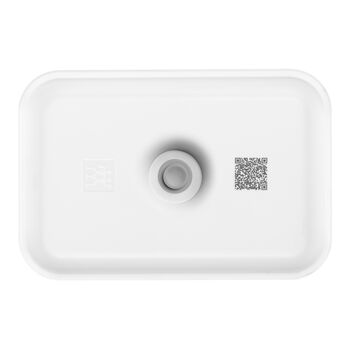 Vakumlu Yemek Taşıma Kabı, L, Plastik, Beyaz-Gri,,large 3