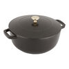 Cast Iron, 3.75 qt, French oven, Matte Black - Factory Second, small 3
